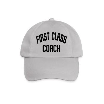 First Class Coach - Baseballkappe - Grau - Vorne