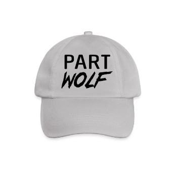 Part Wolf - Baseball Cap - grey - Front