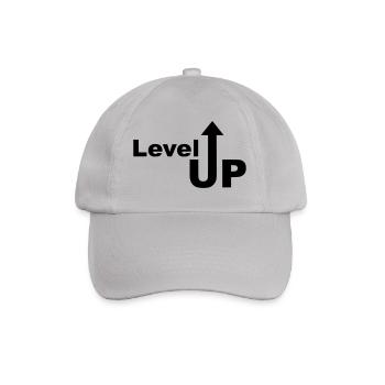 Level Up Rise Arrow up gift made - Baseball Cap - grey - Front