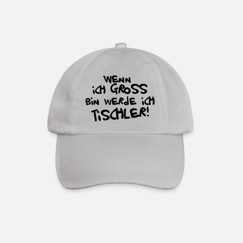 Ich werde Tischler - Baseballkappe - Grau