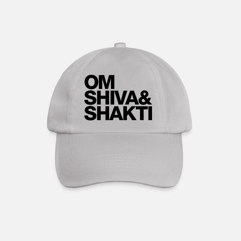 OM SHIVA & SHAKTI - Baseballkappe - Grau