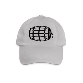 Bier Fass - Baseball Cap - grey - Front