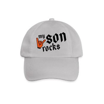 son rocks my - Baseballkappe - Grau - Vorne