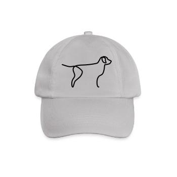 Golden Retriever - Baseball Cap - grey - Front