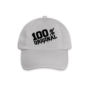 100_original - Baseball Cap - grey - Front