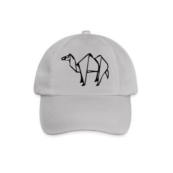 kamel_origami_01 - Baseball Cap - grey - Front