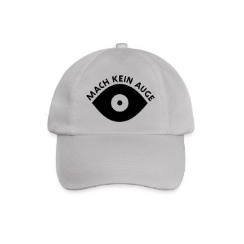 Mach Kein Auge - Baseballkappe - Grau - Vorne