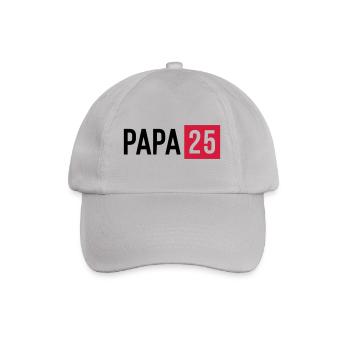 Papa 25 Papa Bébé Papa 2025 Cadeau de fête des pères - Casquette classique - bruyère - Devant