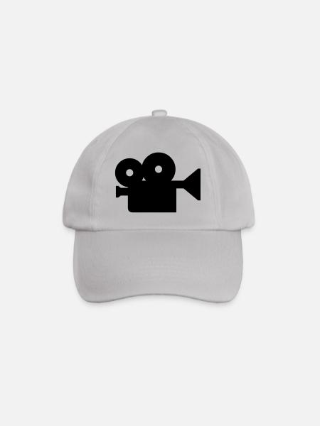 photo camera - Baseball Cap - grey