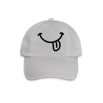 Smiley sourire langue - Line - Casquette classique - bruyère - Devant