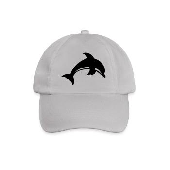 Dolphin ocean gift - Baseball Cap - grey - Front