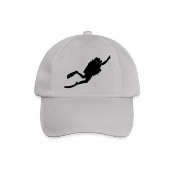 diver - Baseball Cap - grey - Front