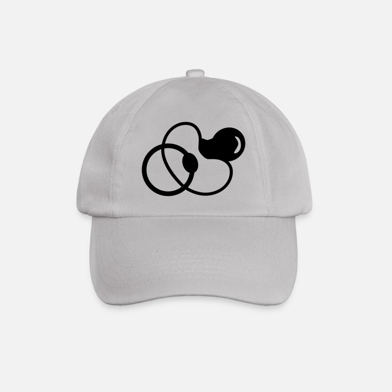 pacifier - Baby - Baseball Cap - grey