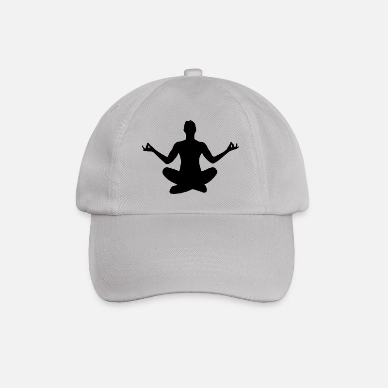 Yoga Silhouette Pose - Casquette classique - bruyère