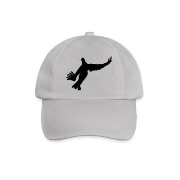 Taube 1 - Baseballkappe - Grau - Vorne