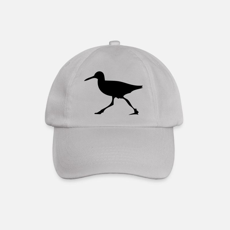 Running bird - Baseball Cap - grey