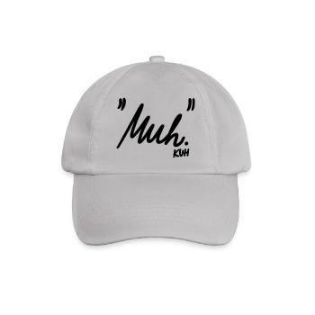"Muh" - Baseballkappe - Grau - Vorne