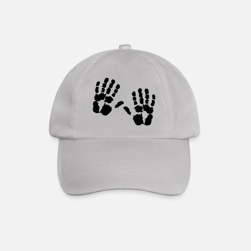 Do not touch me - Baseball Cap - grey
