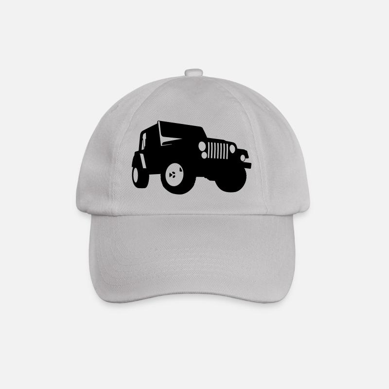 Jeep - Geländewagen - Baseballkappe - Grau
