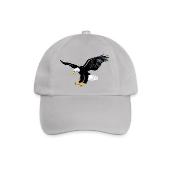 Eagle very proud - king of the skies - Baseball Cap - grey - Front