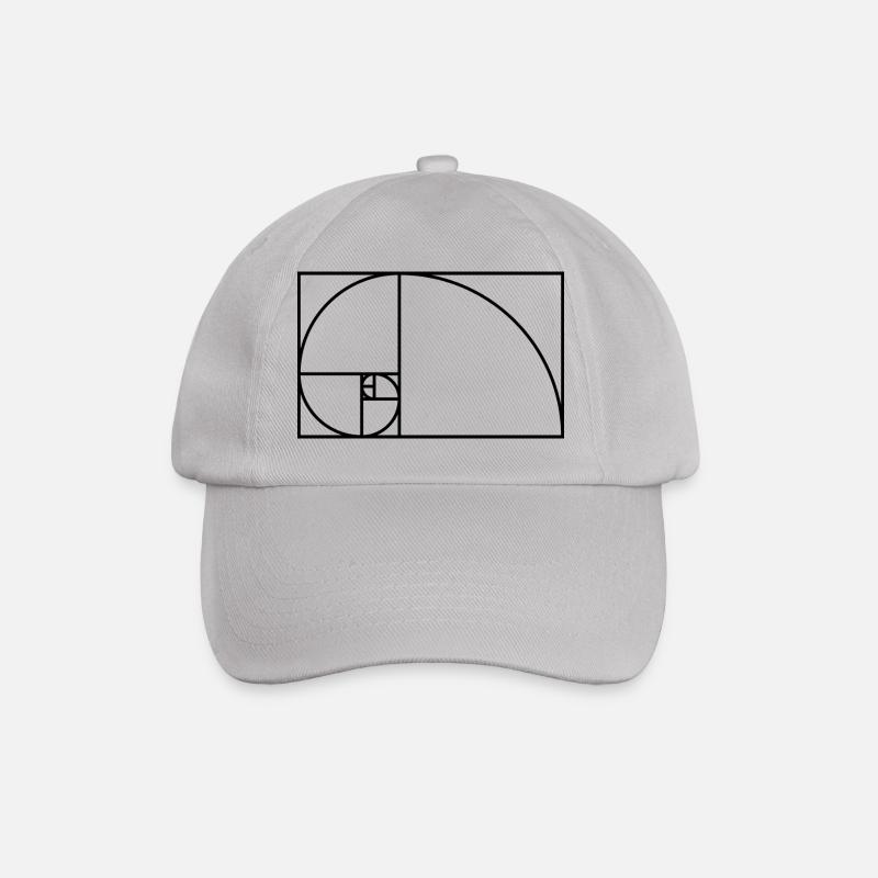 idée cadeau fibonacci mathématiques spirale Nerd - Casquette classique - bruyère
