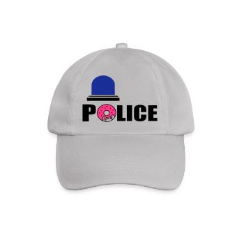 police d - Baseball Cap - grey - Front