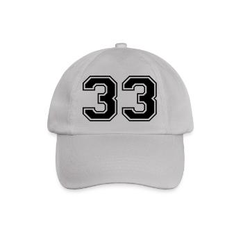 33 - Baseball Cap - grey - Front