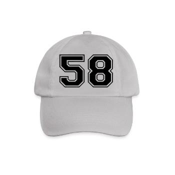 58 - Baseball Cap - grey - Front