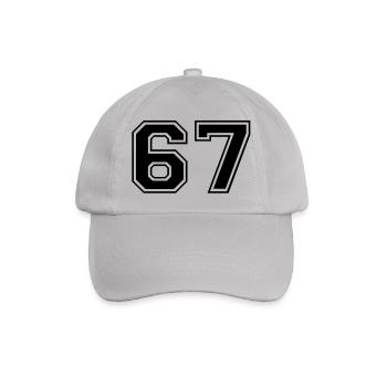 67 - Baseball Cap - grey - Front