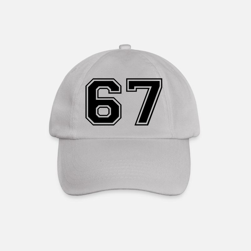 67 - Baseballkappe - Grau