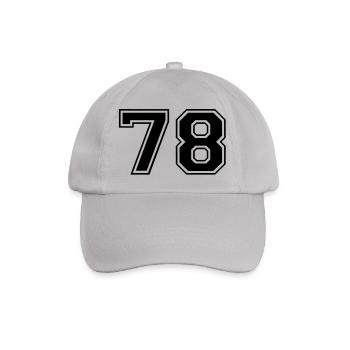 78 - Baseballkappe - Grau - Vorne