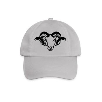 belier corne tete animal 7092 - Casquette classique - bruyère - Devant