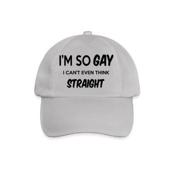 Gay - Baseballkappe - Grau - Vorne