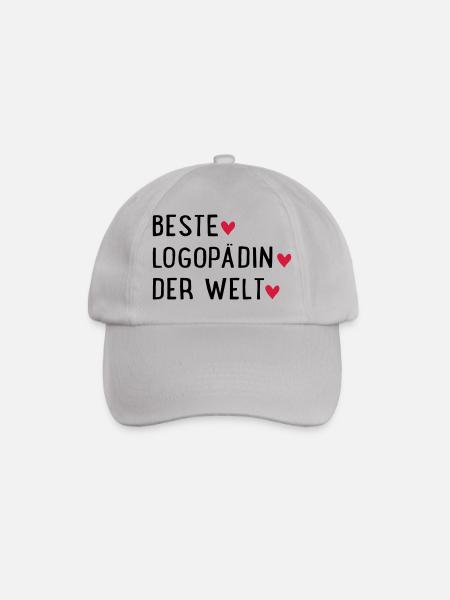 logopädin - Baseballkappe - Grau