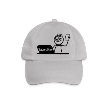 Office Recruiter Recruitment Recruiter - Baseballkappe - Grau - Vorne