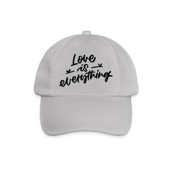 Love Is Everything - Baseballkappe - Grau - Vorne