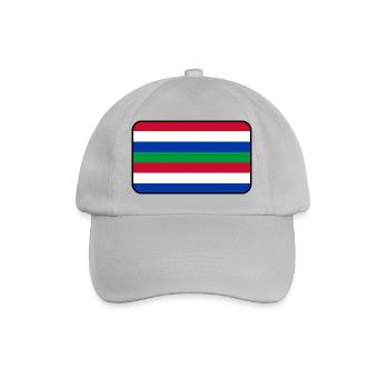 Schier Flag Logo – Island Wear - Baseball Cap - grey - Front