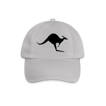 single kangaroo - Baseballkappe - Grau - Vorne