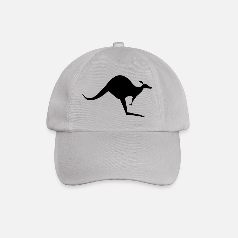 single kangaroo - Baseballkappe - Grau