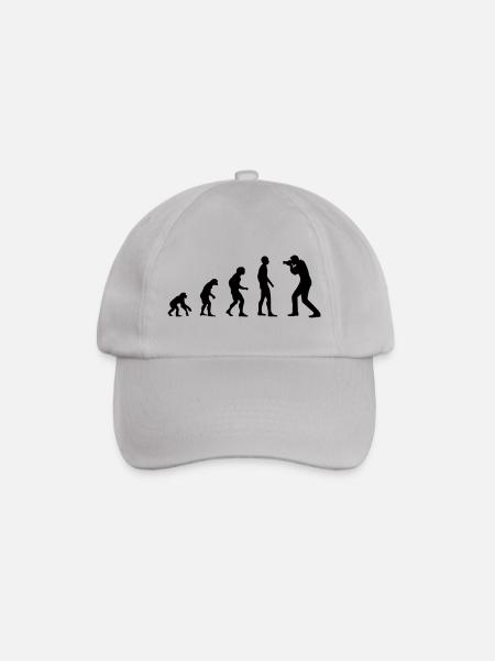 Evolution Fotograf - Baseballkappe - Grau