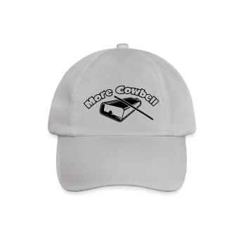 More Cowbell - Baseballkappe - Grau - Vorne