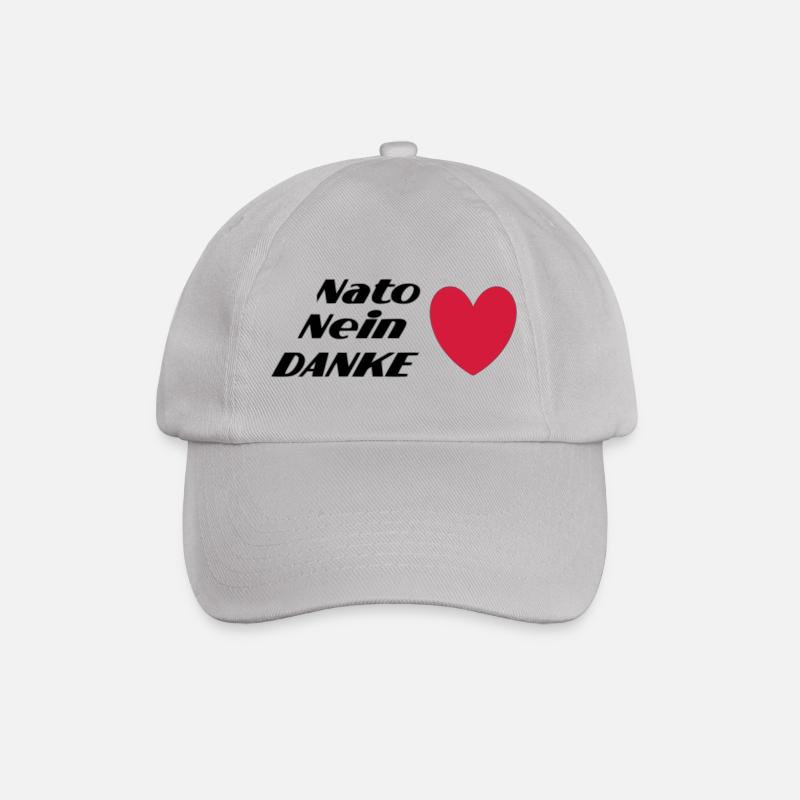 Nato Nein DANKE - Baseballkappe - Grau