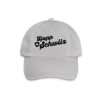 hoppschwiiz sw - Baseballkappe - Grau - Vorne