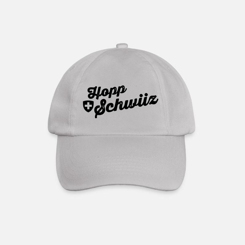hoppschwiiz sw - Baseballkappe - Grau