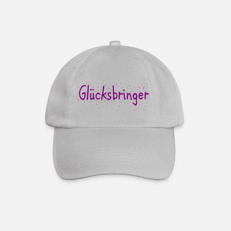Glücksbringer - Baseballkappe - Grau