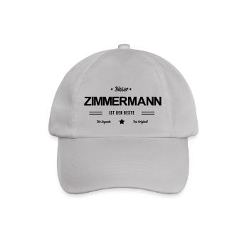 Bester Zimmermann - Baseballkappe - Grau - Vorne
