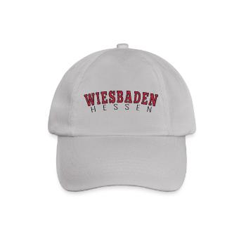 Wiesbaden Hessen - Baseballkappe - Grau - Vorne