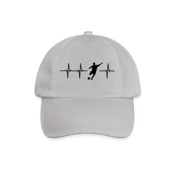 Soccer T-Shirt Gift Idea Christmas Funny - Baseball Cap - grey - Front