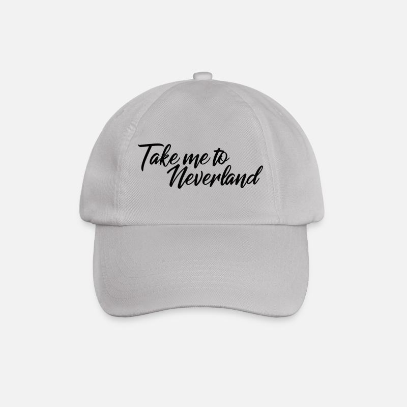 Take me to neverland - Baseball Cap - grey