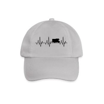 Cardio-bats EKG caravane caravane camping camping - Casquette classique - bruyère - Devant